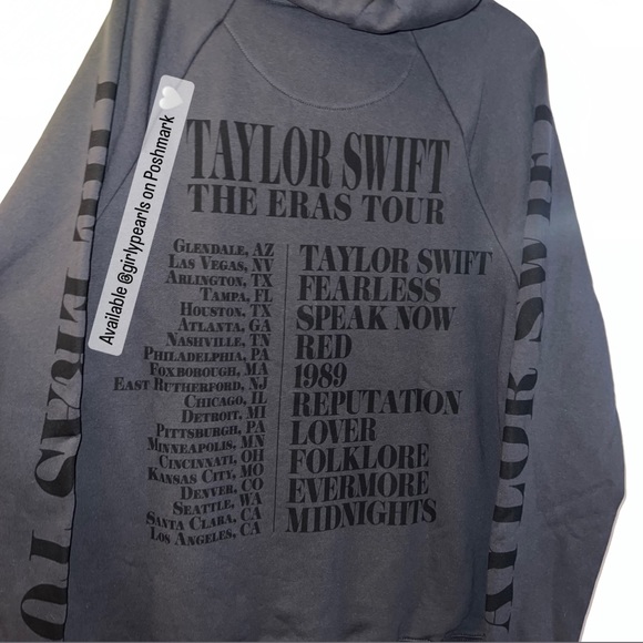Taylor Swift Eras Tour Hoodie Official Merch NEW - Picture 3 of 15